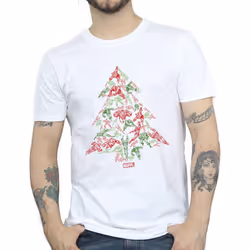 Marvel Mens Avengers Christmas Tree T-Shirt - XXL, White