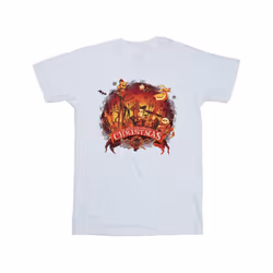 Disney Mens The Nightmare Before Christmas Scary Christmas T-Shirt - XXL, White