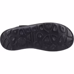 ) Hush Puppies Albert Leather Men's Black Sandals - Black, 12 (Adults'
