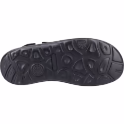 ) Hush Puppies Alistair Leather Men's Black Sandals - Black, 7 (Adults'