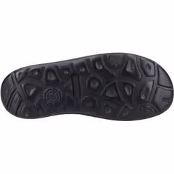 ) Hush Puppies Archer Leather Men's Black Sandals - Black, 9 (Adults'