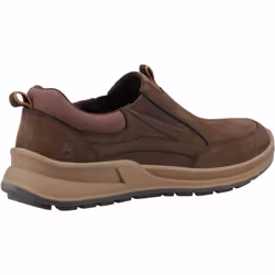 ) Arthur | Brown | Mens Slip On Shoes - 8 (Adults'