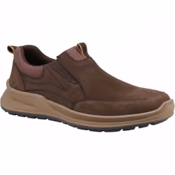 ) Arthur | Brown | Mens Slip On Shoes - 9 (Adults'