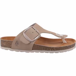 ) Hush Puppies Billie Suede Women's Taupe Sandals - Brown, 8 (Adults'