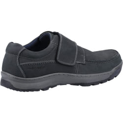 ) Hush Puppies Casper Leather Men's Navy Nubuck Loafers - Blue, 6 (Adults'