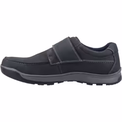 ) Hush Puppies Casper Leather Men's Navy Nubuck Loafers - Blue, 13 (Adults'