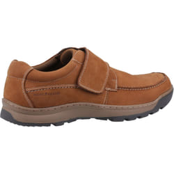 ) Hush Puppies Casper Leather Men's Tan Nubuck Loafers - Brown, 8 (Adults'