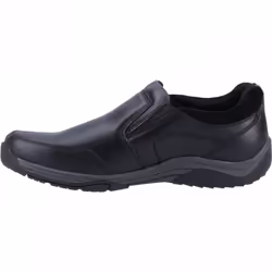 ) Donald | Black | Mens Slip On Shoes - 11 (Adults'