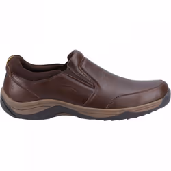 ) Donald | Coffee | Mens Slip On Shoes - 8 (Adults'