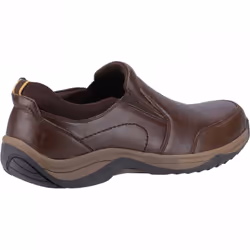 ) Donald | Coffee | Mens Slip On Shoes - 11 (Adults'