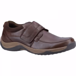 ) Douglas | Coffee | Men's Riptape Shoes - 8 (Adults'