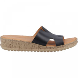 ) Eloise | Black | Womens Mule Sandals - 4 (Adults'