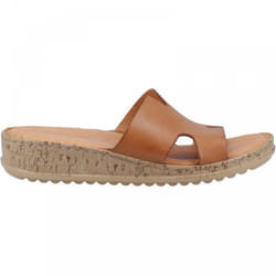 ) Eloise | Tan | Womens Mule Sandals - 7 (Adults'