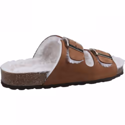 ) Jessie | Tan | Women's Mule Slip On Slipper - 3 (Adults'