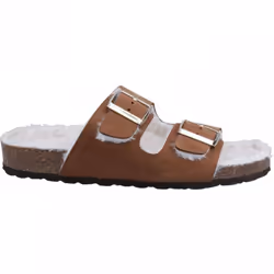 ) Jessie | Tan | Women's Mule Slip On Slipper - 6 (Adults'