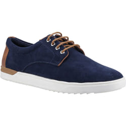 ) Hush Puppies Joey Suede Men's Navy Lace-Up Shoes - Blue, 9 (Adults'
