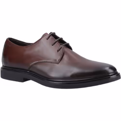 ) Hush Puppies Kye Leather Men's Chocolate Lace-Up Shoes - Brown, 11 (Adults'