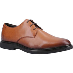 ) Hush Puppies Kye Leather Men's Tan Lace-Up Shoes - Brown, 7 (Adults'