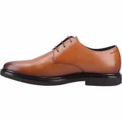 ) Hush Puppies Kye Leather Men's Tan Lace-Up Shoes - Brown, 12 (Adults'