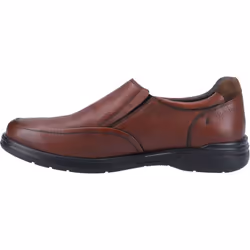 ) Hush Puppies Matthew Leather Men's Brown Loafers - Brown, 12 (Adults'