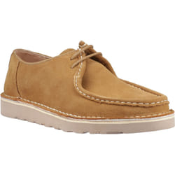 ) Hush Puppies Otis Suede Men's Tan Lace-Up Shoes - Brown, 9 (Adults'