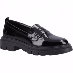 ) Reece | Black | Women's Slip On Loafers - 3 (Adults'