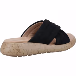 ) Sarah | Black | Womens Slides - 5 (Adults'