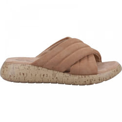 ) Sarah | Tan | Womens Slides - 7 (Adults'