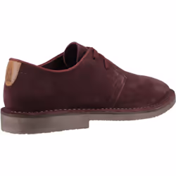 ) Hush Puppies Scout Suede Men's Bordeaux Lace-Up Shoes - Red, 11 (Adults'