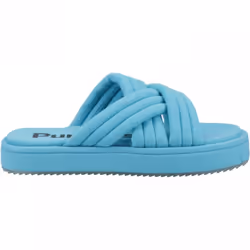 ) Sienna | Turquoise | Womens Slides - 8 (Adults'