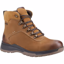 ) Hush Puppies Paul Leather Men's Tan Boots - Brown, 6 (Adults'