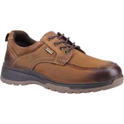 ) Hush Puppies Percy Leather Men's Tan Lace-Up Shoes - Brown, 11 (Adults'
