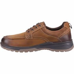) Hush Puppies Percy Leather Men's Tan Lace-Up Shoes - Brown, 11 (Adults'