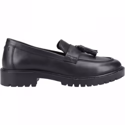 Abigail Senior | Black | Girl's Slip On School Shoes
