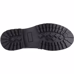 ) Hush Puppies Abigail Senior Leather Girls's Black Loafers - Black, 5 (Adults'