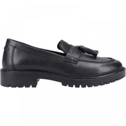, Black) Abigail Senior Black Girls Slip On School Shoes - 7 (Adults'