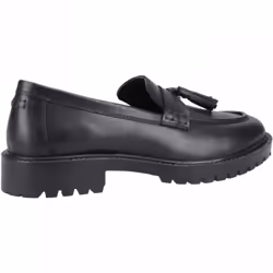, Black) Abigail Senior Black Girls Slip On School Shoes - 7 (Adults'