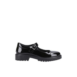 Hush Puppies AURORA PATENT Girls Shoes Black - UK 3, Black