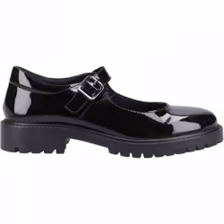 , Black) Aurora Patent Senior Black Girl's Buckle School Shoes - 6 (Adults'