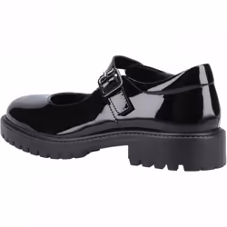 , Black) Aurora Patent Senior Black Girl's Buckle School Shoes - 6 (Adults'