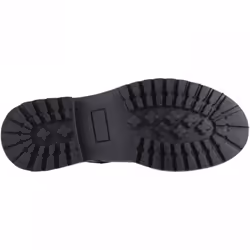 , Black) Aurora Senior Black Girl's Buckle School Shoes - 4 (Adults'