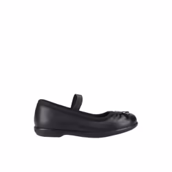 Hush Puppies BETTY JNR Girls Shoes Black - UK 10, Black