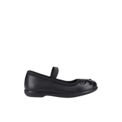 Hush Puppies BETTY JNR Girls Shoes Black - UK 10, Black