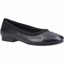 , Black) Emma Senior Black Girls Slip On School Shoes - 8 (Adults'