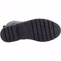, Black) Lauren Junior Black Girls Lace & Zip School Shoes - 11 (Children's