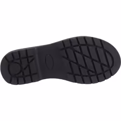 ) Hush Puppies Lydia Senior Leather Girls's Black Loafers - Black, 5 (Adults'