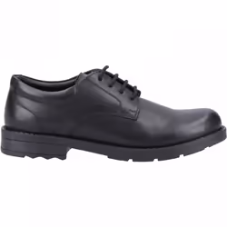 , Black) Bruno Junior Black Boys Lace Up School Shoes - 12 (Children's