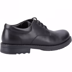 Bruno Senior | Black | Boy's Lace Up School Shoes