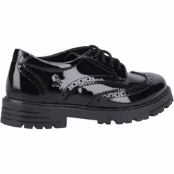 Hush Puppies Maxine Patent School Shoes Junior Girls - 10