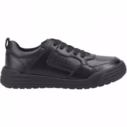 , Black) Shane Junior Black Boys Lace Up School Shoes - 10 (Children's
